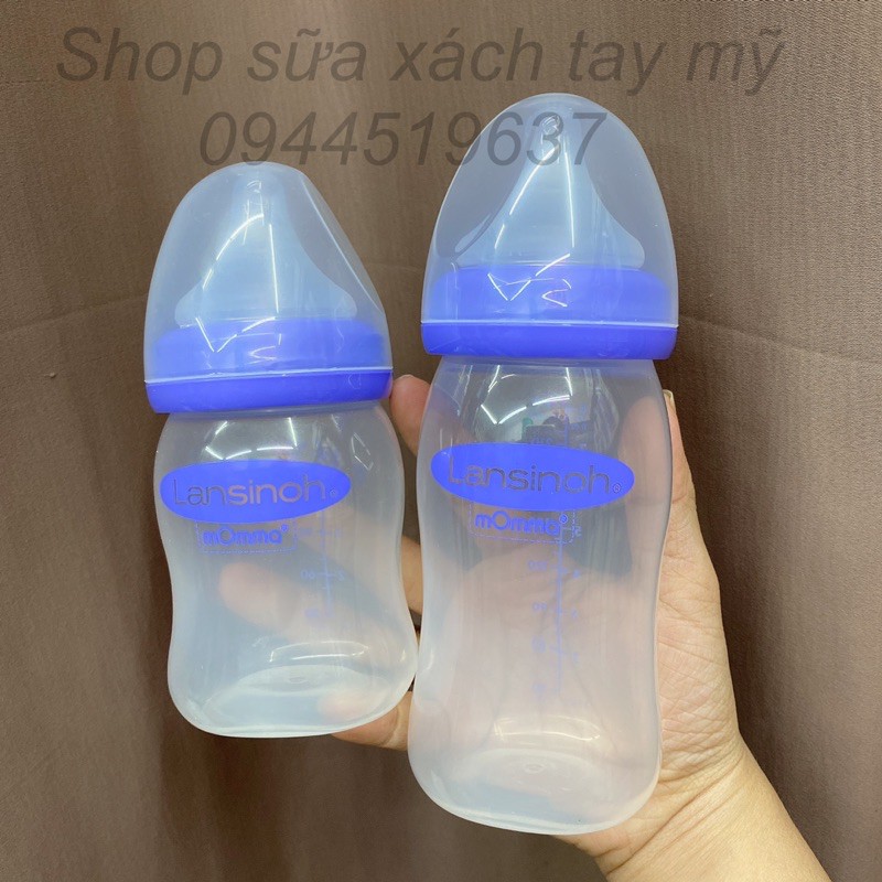 Bình sữa Lansinoh 160ml và 240ml mẫu mới