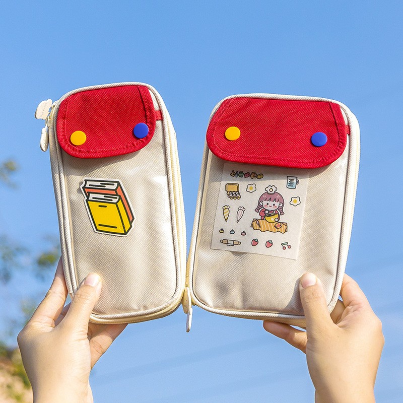 Túi Đựng Bút Đa Năng Sức Chứa Lớn Chống Bụi Bẩn Dành Cho Trẻ Em