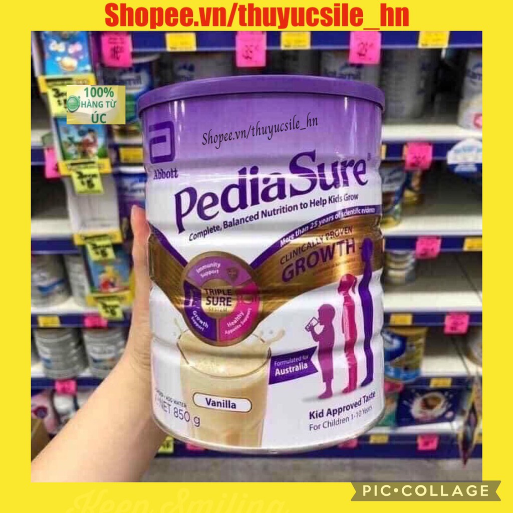 Sữa Pediasure Úc nắp tím 850g