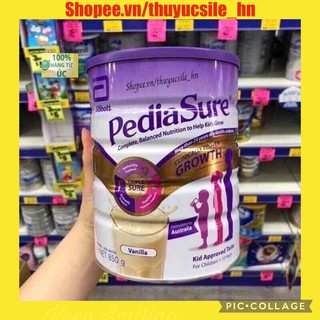 Sữa Pediasure Úc nắp tím 850g
