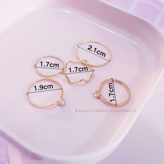 Set 5 nhẫn basic