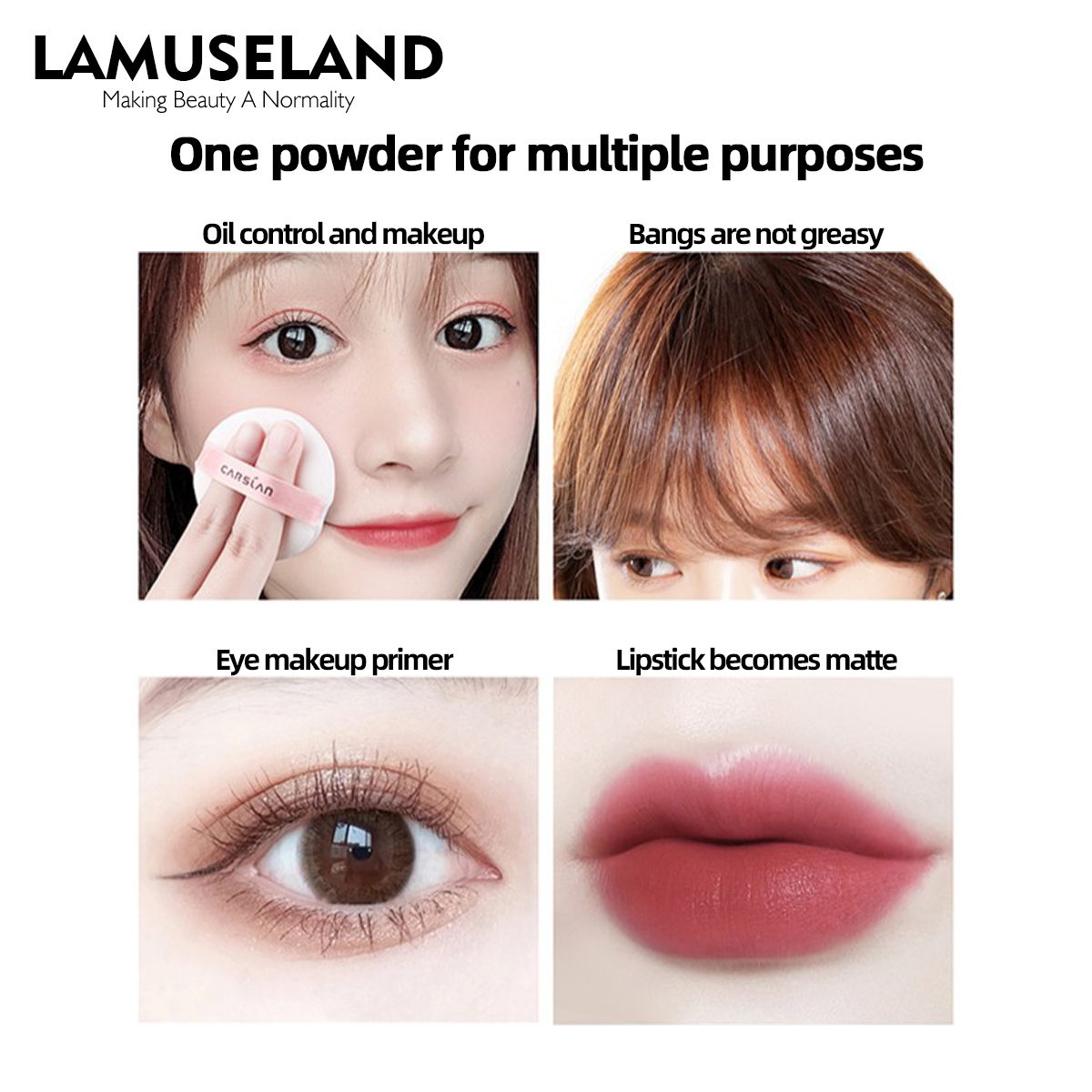 [Hàng mới về] Phấn Phủ Dạng Bột Mịn Như Nhung 3gx4 N5501 | BigBuy360 - bigbuy360.vn