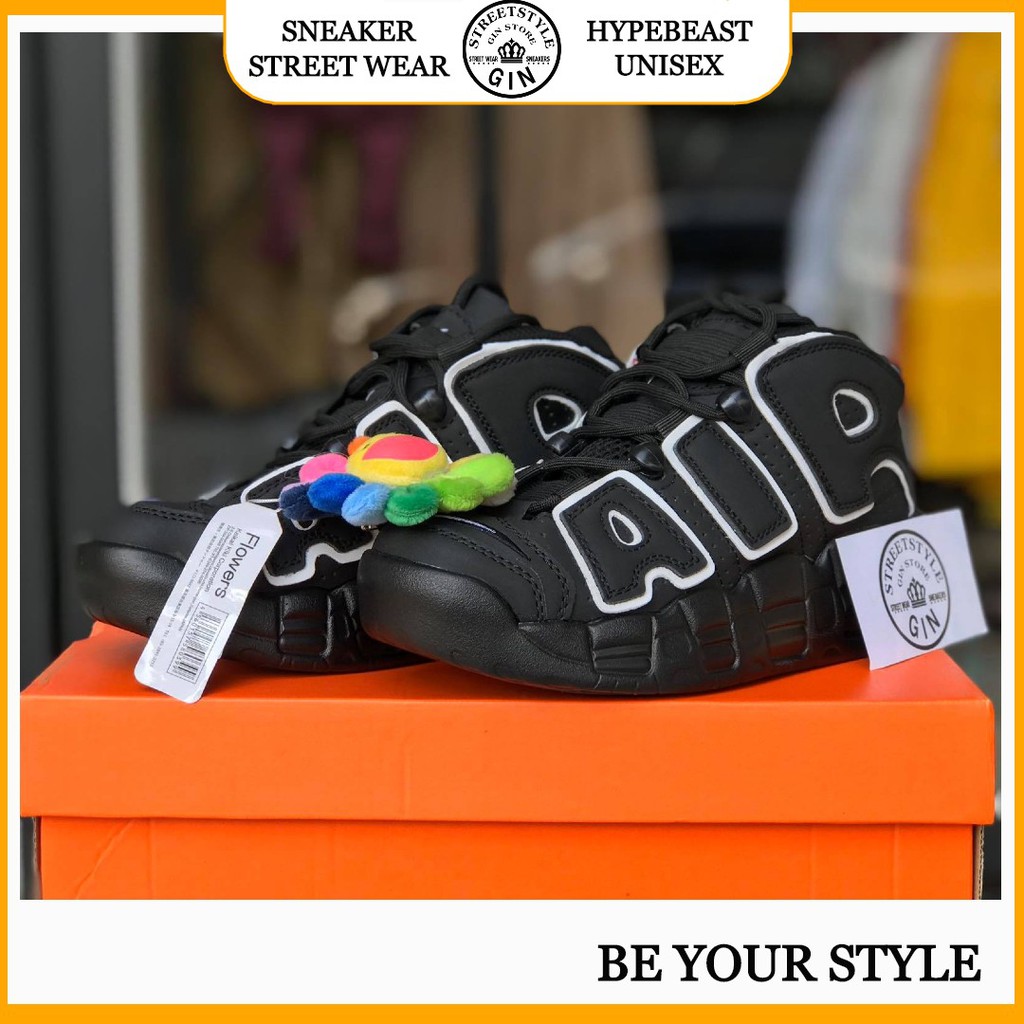 Giày sneaker UPTMPO đen viền trắng - Gin store