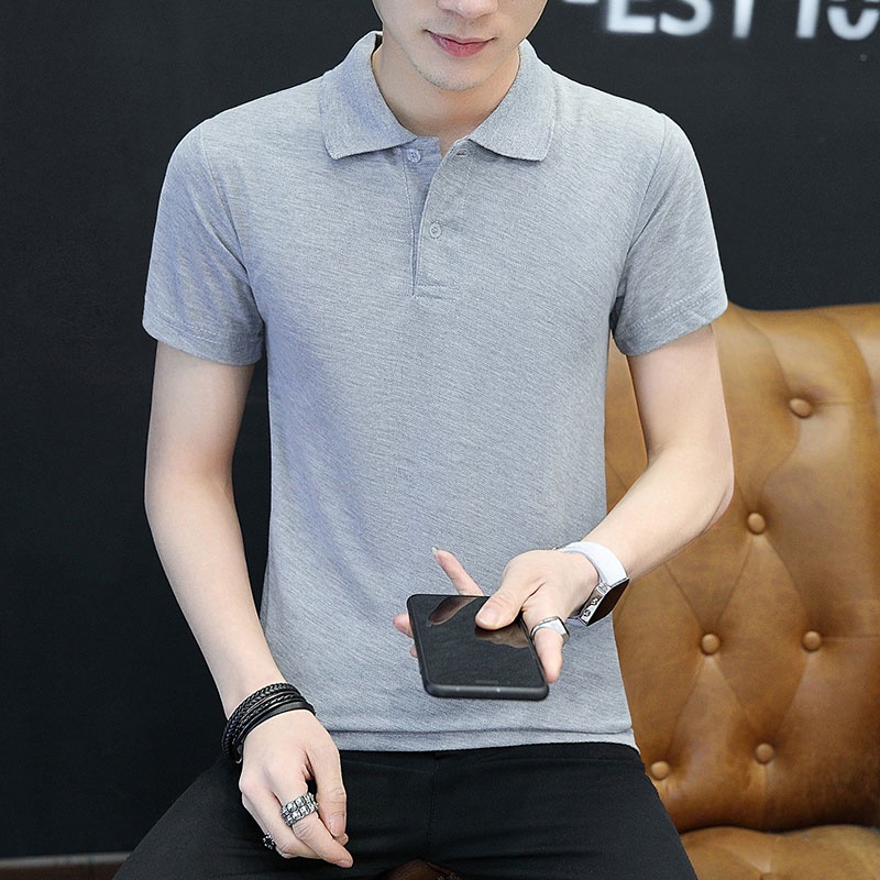 Áo polo Nam Tay Ngắn Màu Sắc Thanh Lịch