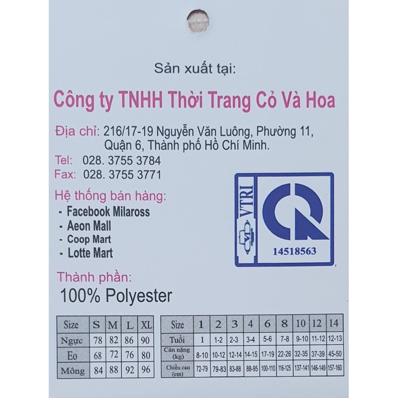 Đầm 2 dây hoa cúc cho bé gái Milaross KIS0622