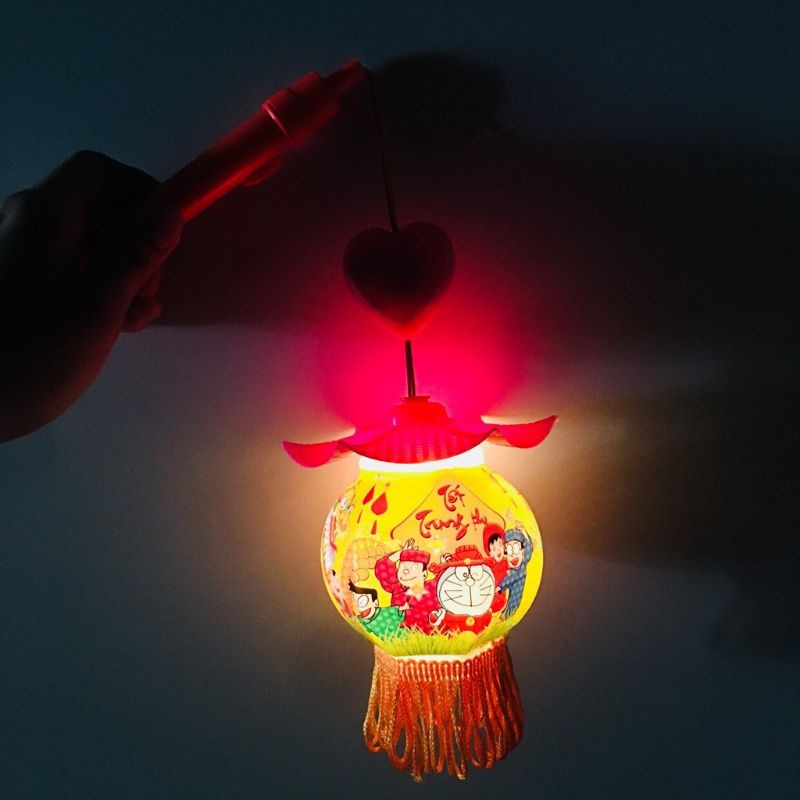 Lồng đèn trung thu mái đình có đèn và nhạc