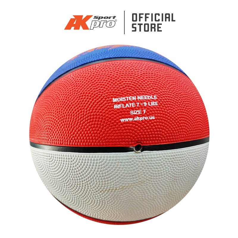 Bóng rổ Cao su AKpro ABX3 số 5, 6, 7 - Tặng kim bơm - Chính hãng