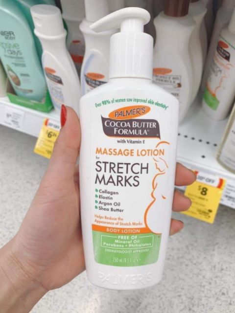 Lotion chống và giảm rạn da Palmer's Stretch Marks