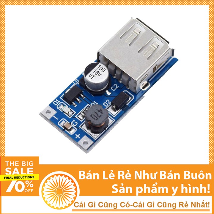 Module Tăng Áp Boost Điện Áp 0.9 ~ 5V | 5V 600mA