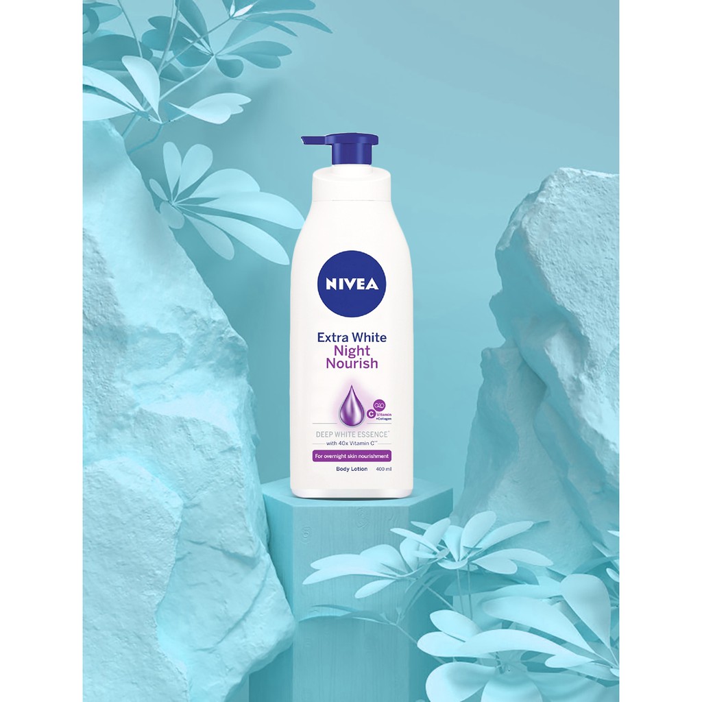 Sữa Dưỡng Thể Dưỡng Trắng Da Ban Đêm Nivea 350ml