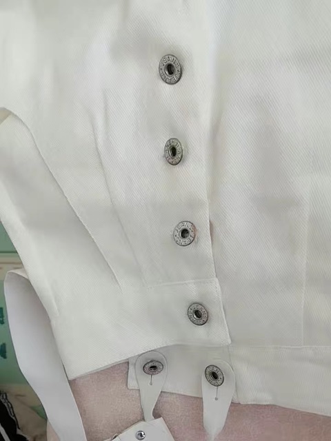 Quầm yếm denim lệch vai | BigBuy360 - bigbuy360.vn