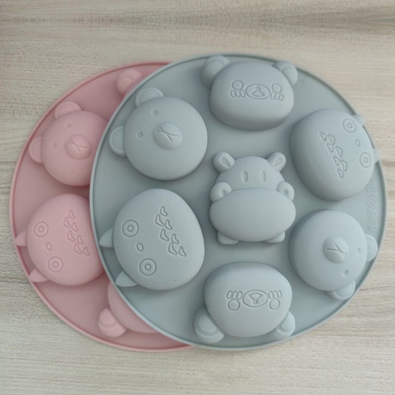 Khuôn silicone tạo hình động vật xinh xắn dễ thương trang trí bánh