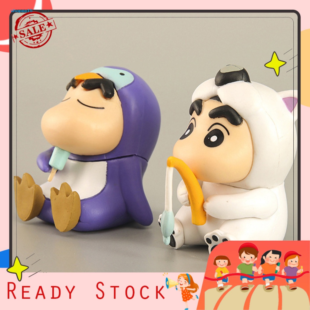 Set 4 Mô Hình Nhân Vật Phim Hoạt Hình Cậu Bé Bút Chì Shin-chan