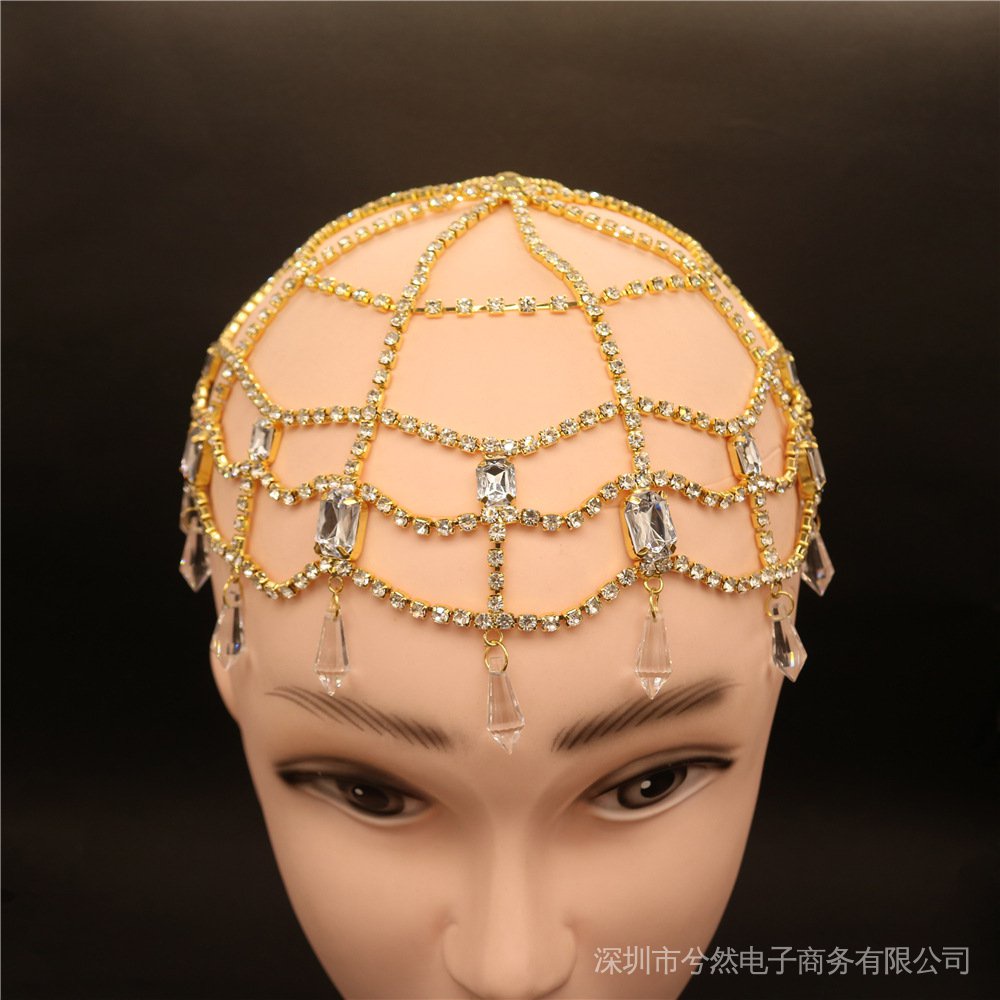 Cài Tóc Đính Đá Phong Cách Retro Sang Trọng Dành Cho Nữ