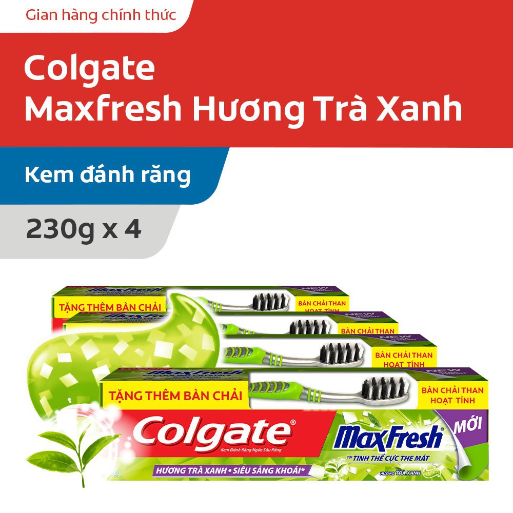 Kem đánh răng Colgate maxfresh 230g + TẶNG BÀN CHẢI