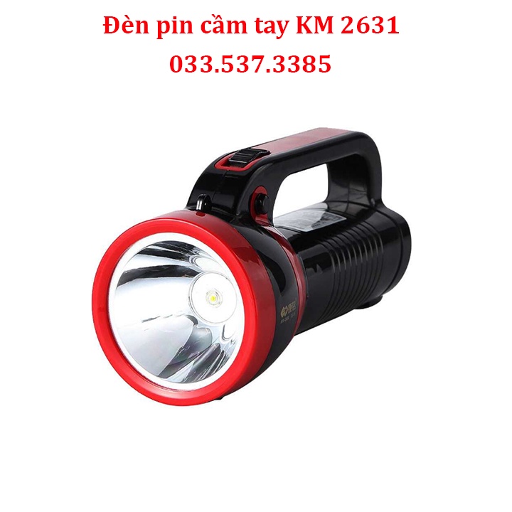 Đèn pin cầm tay, đèn pin siêu sáng KM 2631A