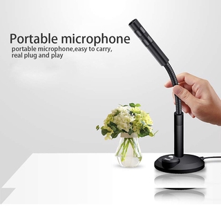 Pc Plug and Play 3.5Mm Home Studio Omnidirectional Microphone ZJV