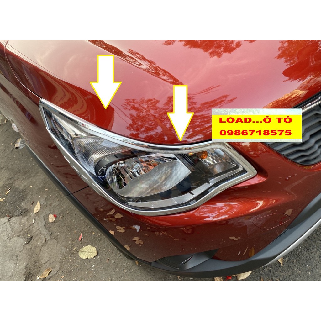 Ốp Viền Đèn Pha Xe Vinfast Fadil Mạ Crom Sáng Bóng Cao Cấp