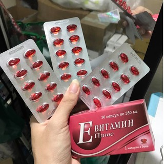 Viên E 🔥FREESHIP🔥 HỘP 3 VỈ VIÊN E MẪU MỚI 350MG
