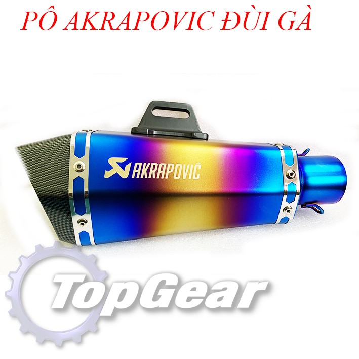 LON PÔ AKRAPOVIC TITAN - MÀU SẮC CÁ TÍNH, ÂM THANH MẠNH MẼ &lt;TOPGEAR&gt;