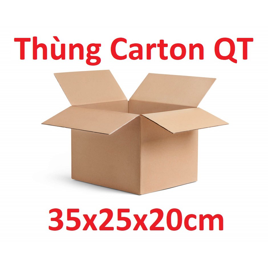 1 hộp Carton 35x25x20 cm đóng hàng TIỆN LỢI