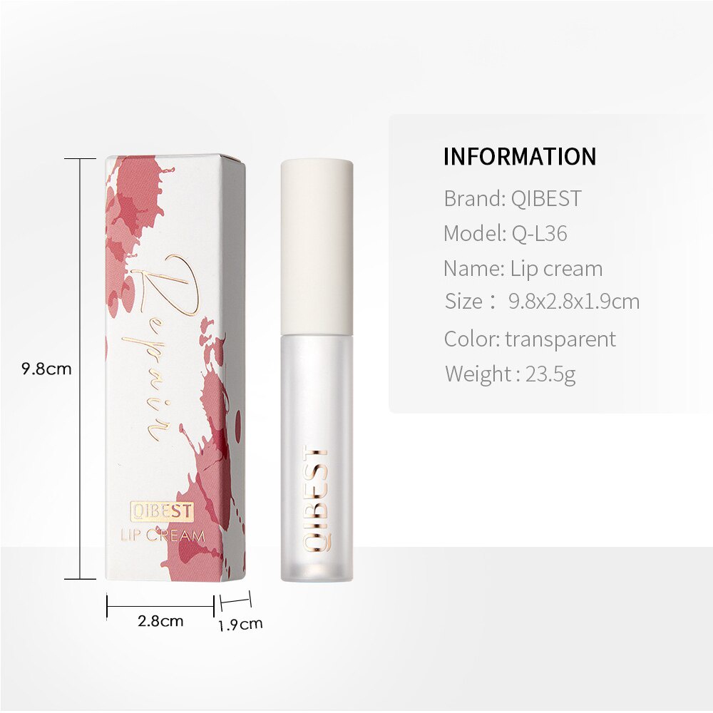 [Hàng mới về] Son lót Qibest chiết xuất bơ hạt mỡ dưỡng ẩm chống thấm nước lâu trôi
