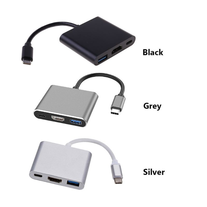 Bộ Chia Cổng Sạc Usb C Sang Hdmi-mi Usb 3.0 Cho Macbook Pro 2016