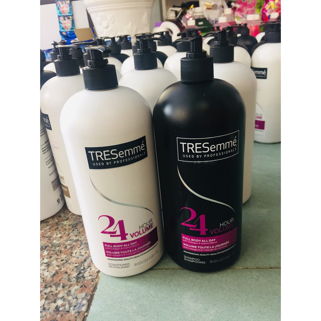 GỘI / XẢ TRESEMME MỸ 24 HOUR VOLUME SHAMPOO - CONDITIONER MỸ DÀNH CHO TÓC UỐN CONG, TẠO ĐỘ PHỒNG CHÂN TÓC