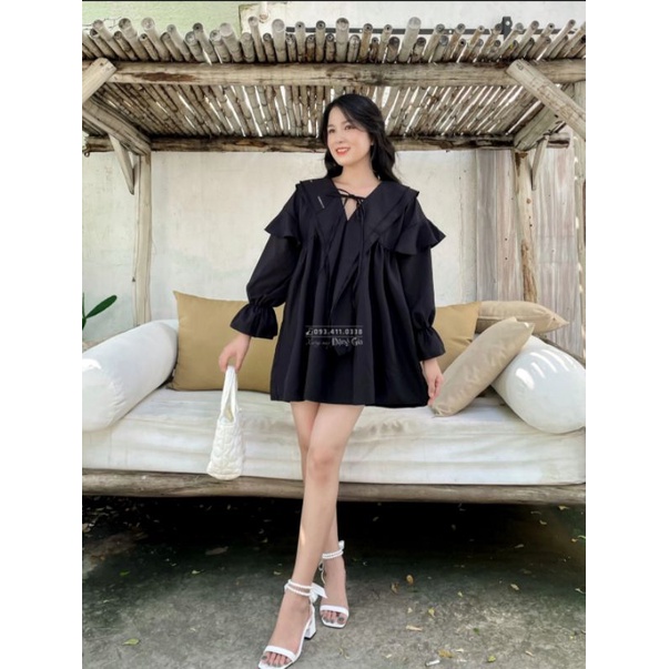 Áo Babydoll trắng siêu xinh, áo babydoll giá rẻ, babydoll cho nàng năng động DG 4250