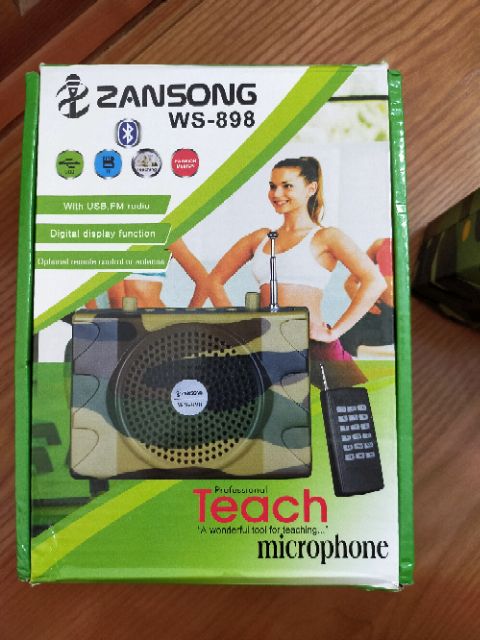 Loa gọi chim trợ giảng WS898 có bluetooth tặng thẻ nhớ 4G đủ tiếng