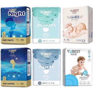 Bỉm Yubest Gold/Angel - Tã Yubest Dán/Quần đủ size S132,S90,M108,M84,L96,L78
