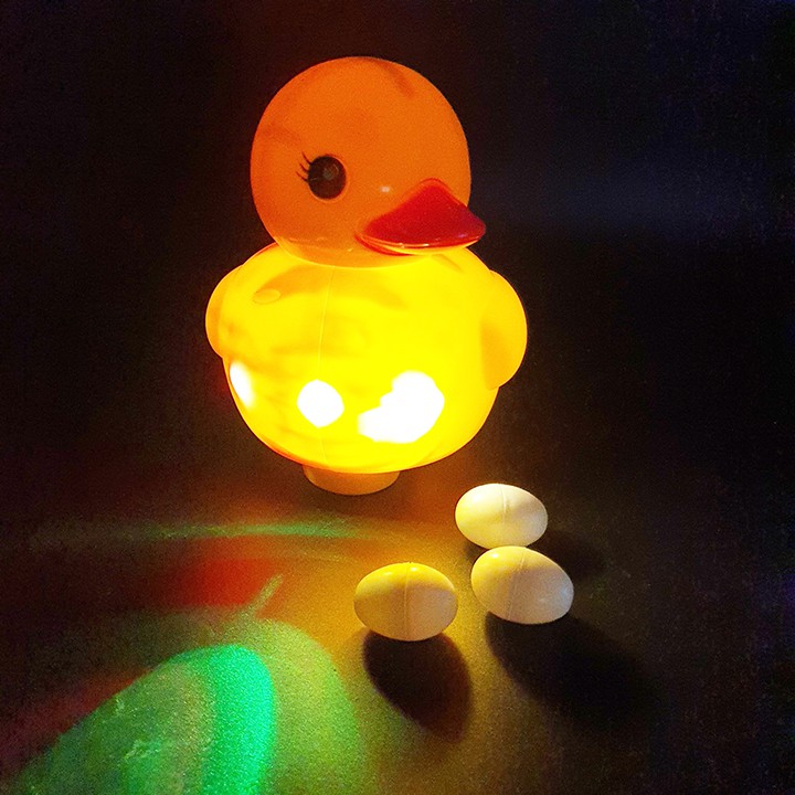 Đồ Chơi Vịt Biết Đẻ Trứng, Phát Nhạc, Di Chuyển, Đầu Có Thể Xoay, Chạy Pin Đáng Yêu Cho Bé, Hàng Việt Nam Chất Lượng Cao