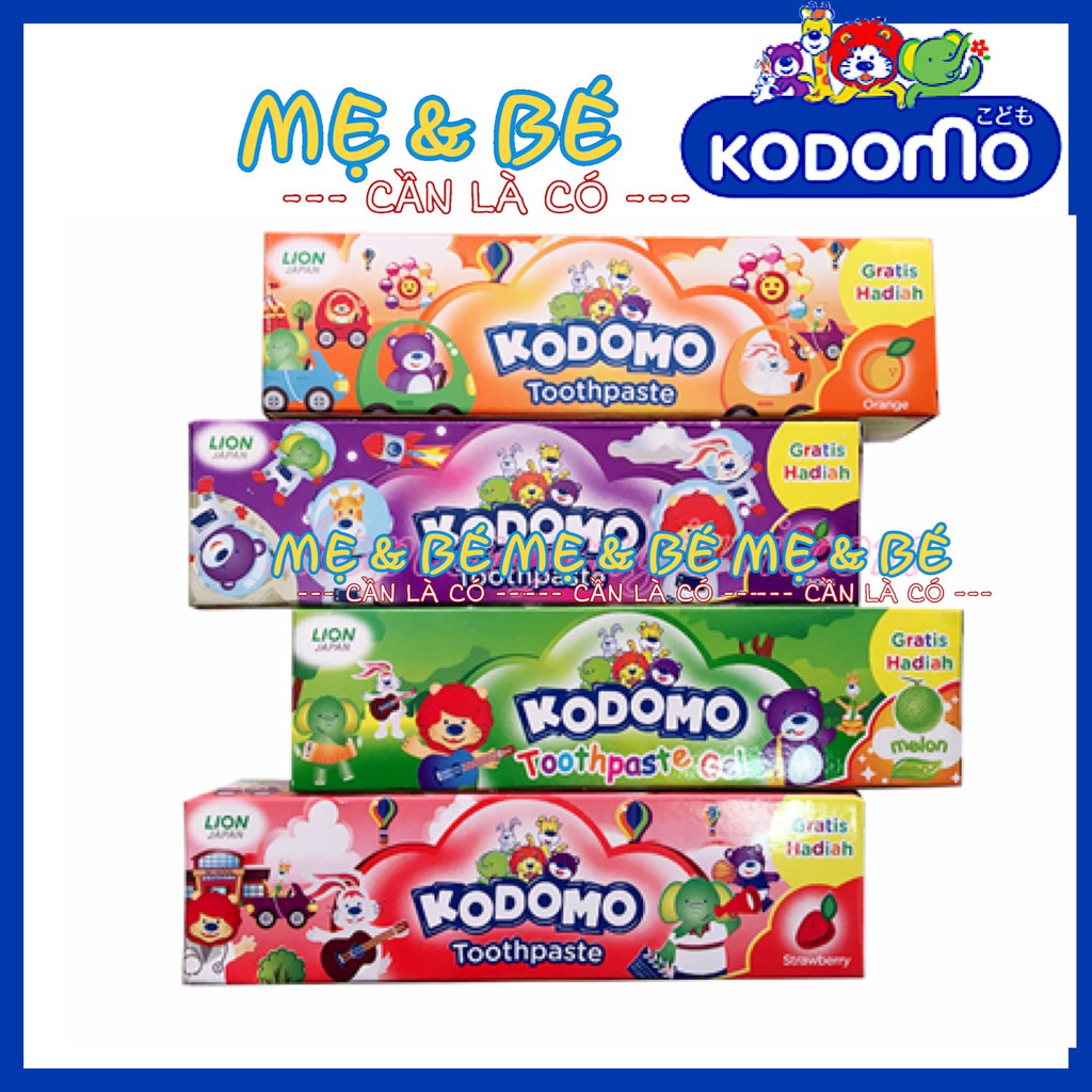 KEM ĐÁNH RĂNG CHO BÉ KODOMO NUỐT AN TOÀN
