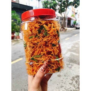 Hủ 500gr khô gà lá chanh