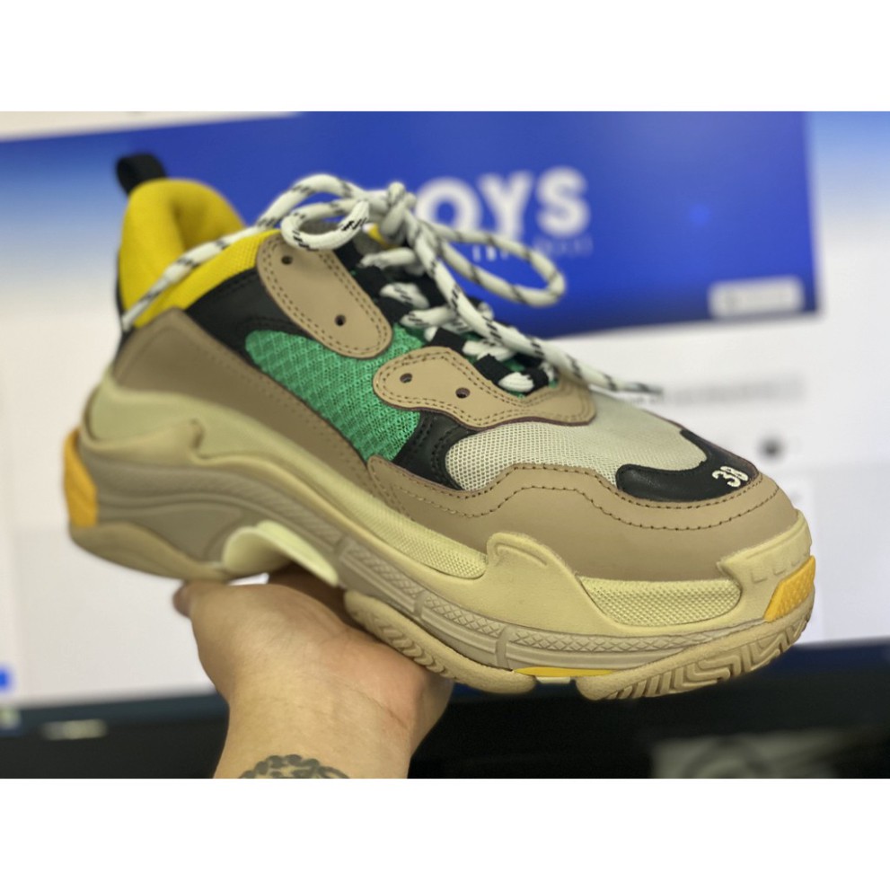 Giày Thể Thao Balen Triple Xanh Vàng | BigBuy360 - bigbuy360.vn