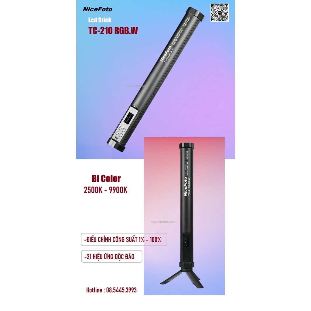 LED STICK NiceFoto TC-210 RGB.W