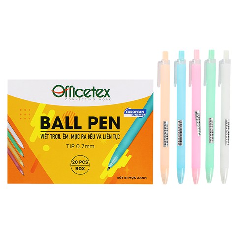 Bút bi Bitex mực xanh B05 (1 cây)
