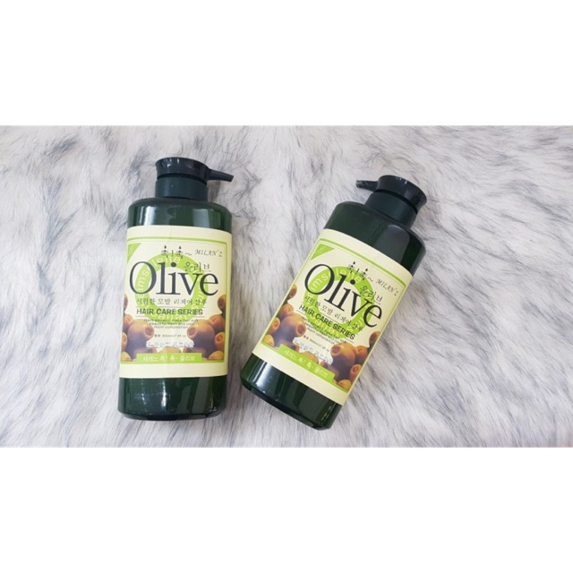 🍓 Combo 2 chai dầu gội và dầu xả Olive Hàn quốc