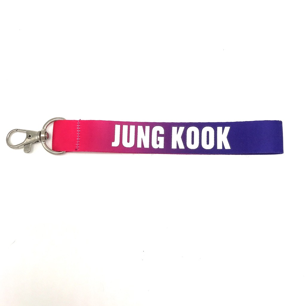 Móc khóa Jungkook BTS - Vải In Sắc Nét