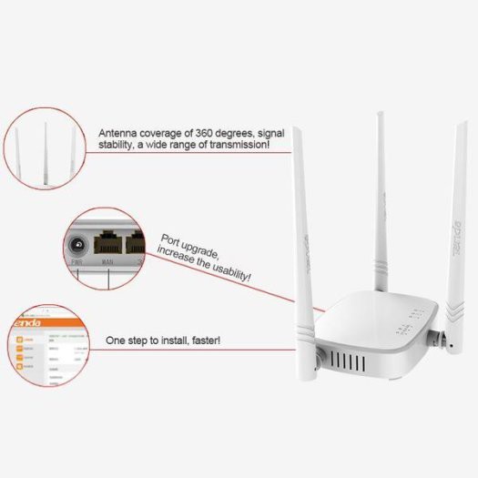 [BẢN ENGLISH] Bộ phát wifi Tenda N310/N315/N318 chẩn N 300 Mbps xuyên tường, modem wifi, router wifi  - Like New 95% | WebRaoVat - webraovat.net.vn