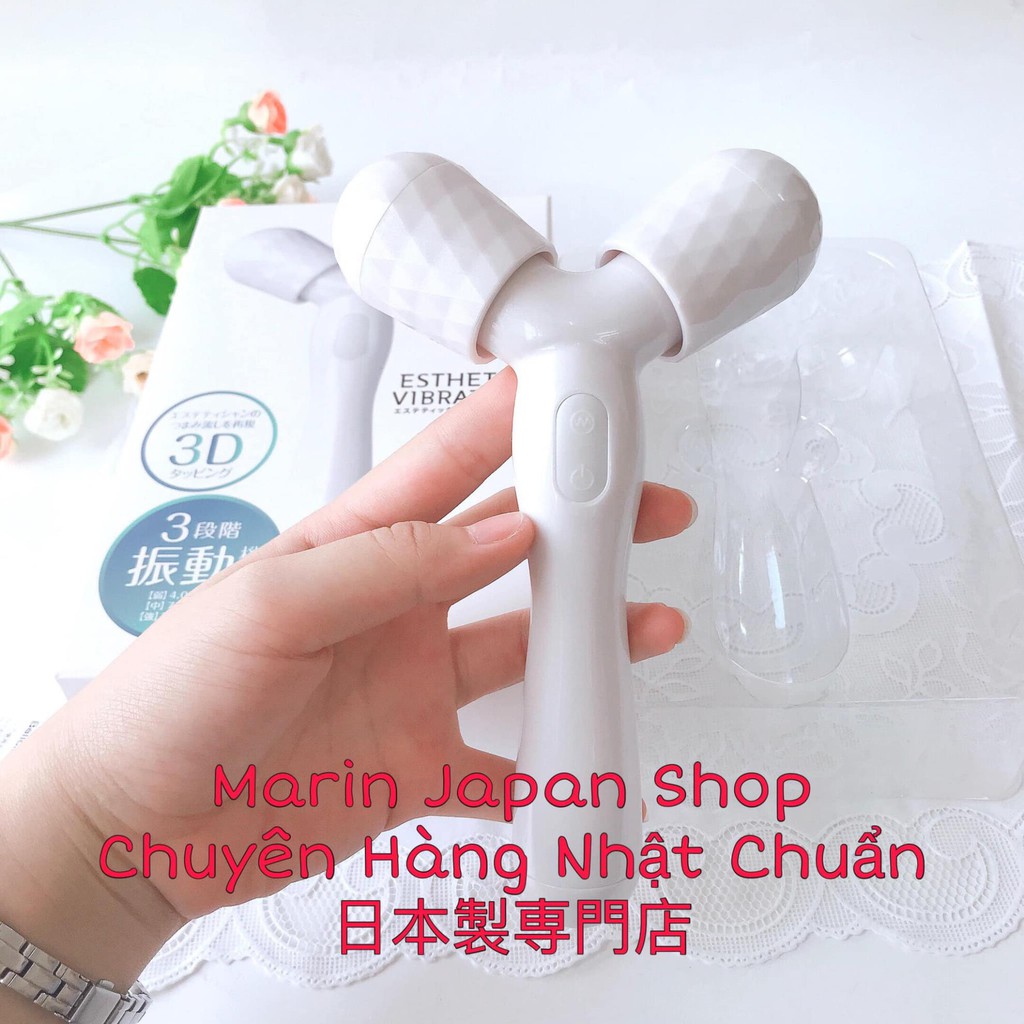 (Sale 1500k --&gt;&gt; 420k) Máy Massage 3D rung cầm tay Esthetic Vibration hàng nội địa Nhật Bản