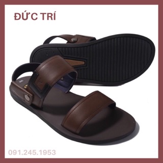Dép da nam quai hậu Đức Trí mã SD2