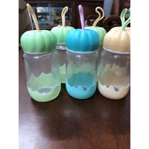 Bình thuỷ tinh hình dễ thương 300-330ml