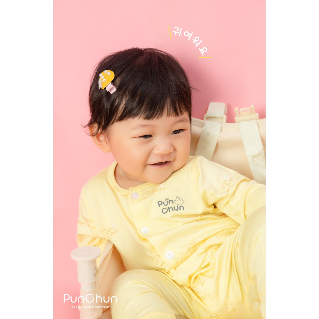 BODY, BODYSUIT DÀI TAY CÚC GIỮA PUNCHUN (0-3M ĐẾN 9-12M)