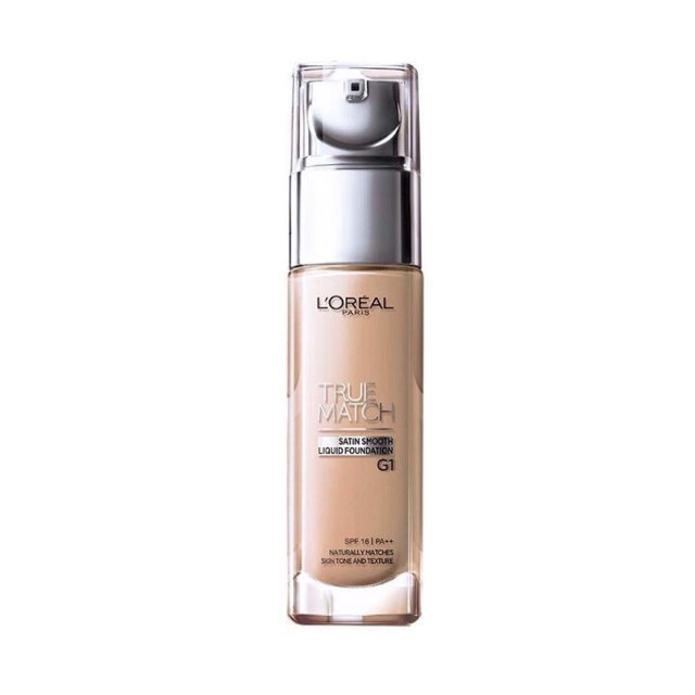 Kem nền mịn da dạng lỏng L'Oreal Paris True Match Liquid Foundation 30ml