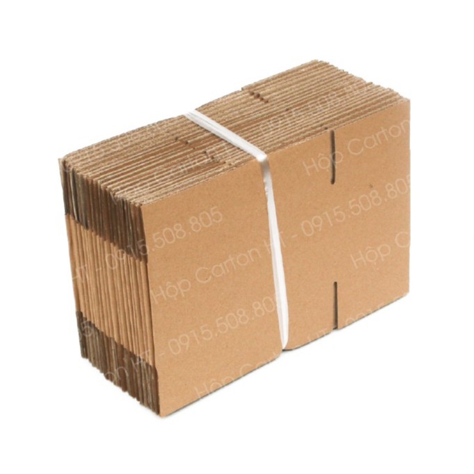 20x10x10 combo 100 hộp carton, thùng giấy cod gói hàng, hộp bìa carton đóng hàng giá rẻ