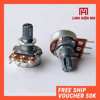 Biến trở đơn 3 chân 1k/10k/50k/100k điều chỉnh volume