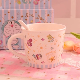 Cốc Sứ 300ML Kèm Thìa Doremon Doraemon