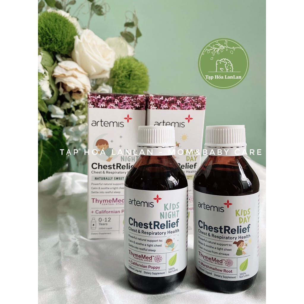 [ DATE 2025 ] SIRO ARTEMIS CHEST RELIEF CỦA NEW ZEALAND CHO TRẺ 0 -12T - 100ML
