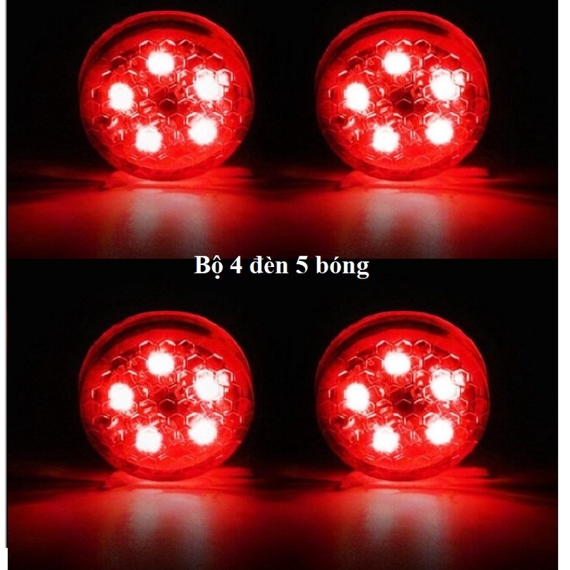 BỘ 4 đèn LED cảnh báo an toàn khi mở cửa xe ô tô, xe hơi